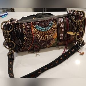 Mary Frances leather Handbag